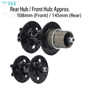 SeeMore OEM/ODM Moyeu de vélo de montagne avant/arrière à frein à disque 4 roulements, boîtier de <span class=keywords><strong>roue</strong></span> libre en aluminium 32 trous, ultra-léger, 120 clics, pour vélo de route - Product Image 6