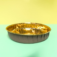 Moule à brownie jetable pour la cuisson au four à micro-ondes taille de service personnelle moule à gâteau rond en papier