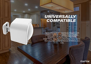 Z-Wave Plus 스마트 홈 시스템 모션 센서 조명 제어 온도를 포함한 무선 식스인원 모션 센서 감지기 - Product Image 5