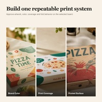 Cajas de Pizza Ecológicas Personalizadas al por Mayor para Comida para Llevar, Todos los Tamaños, Material Corrugado/Kraft