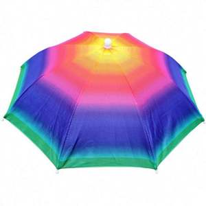 Parapluie pliable manuel à trois sections, imperméable, réglable, pour homme, idéal pour le camping, la pêche et les activités de plein air. - Product Image 6