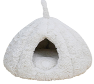 Lit pour chat apaisant Rose Hut Pet Pals, doux et moelleux, anti-anxiété, à fixer à un arbre à chat, lavable, cachette DIY pour chat - Product Image 2