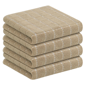 Manufacturer Wholesale Checkered Plaid Microfiber <b>Square</b> <b>Tablecloth</b> Napkins Woven Quick Dry Kitchen & Dining Use - Product Image 4