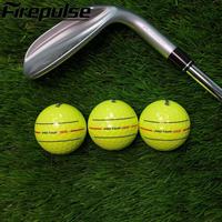 Balles de golf en uréthane FBS, best-sellers, 4 pièces, jaune fluorescent, balles de golf d'alignement, fabricant direct d'usine OEM