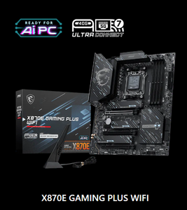 Tarjeta Madre para Juegos M SI X870E GAMING PLUS WIFI AMD AM5 DDR5 Wi-Fi 7 PCIe 5.0 ATX - Product Image 2