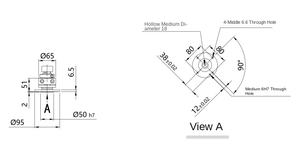 YHY-M07GD חלל התקנה קטן זרוע רובוטית מוטת במהירות ריצה - Product Image 4