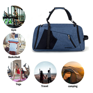 Gym Duffle <span class=keywords><strong>Bag</strong></span> Wasserdichte Sport-Reisetaschen <span class=keywords><strong>Travel</strong></span> Weekender <span class=keywords><strong>Bag</strong></span> mit Schuh fach - Product Image 6