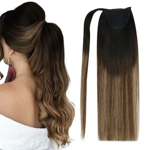Coda <span class=keywords><strong>di</strong></span> <span class=keywords><strong>Cavallo</strong></span> Lussuosa Super Double Drawn <span class=keywords><strong>di</strong></span> Alta Qualità, Lunga, in <span class=keywords><strong>Capelli</strong></span> Umani Vergini al 100% Remy, Colore Personalizzabile, Doppia Cucitura a Macchina - Product Image 1