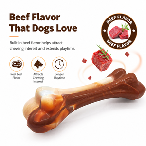 Juguete Masticable <span class=keywords><strong>de</strong></span> Nylon Ecológico <span class=keywords><strong>de</strong></span> Color Personalizado, Indestructible, para Perros <span class=keywords><strong>de</strong></span> Razas Grandes con Mordida Agresiva - Product Image 4