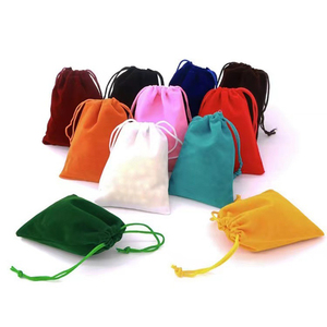 Mini Velvet Drawstring Gift Bag Custom Logo Colorful Wedding Cosmetic Packaging <b>Pouch</b> for Necklaces Watches Glasses Dust-proof - Product Image 6