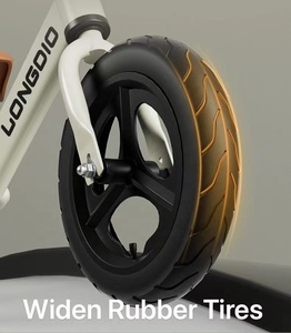 Vélo d'équilibre pour enfants de 1 à 8 ans, cadeau cool pour garçons, cadre <span class=keywords><strong>en</strong></span> acier renforcé, vélo de course pour enfants, vélo d'équilibre pour enfants - Product Image 3