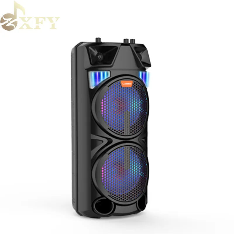 Penjualan Laris Grosir Pabrik XFY-637A 6.5 Inci * 2 Speaker dengan USB TF FM TWS MIC dengan Wireless Dual 6.5 Inci Karaoke