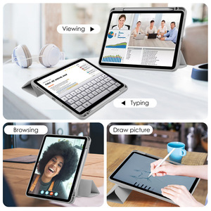 Triple Fold Rotating <strong>Case</strong> <strong>for</strong> <strong>iPad</strong> Pro 11 Inch 2022/2021/2020/2018 with Pencil Holder <strong>360</strong> <strong>Degree</strong> <strong>Rotation</strong> Protective Stand Cover - Product Image 4