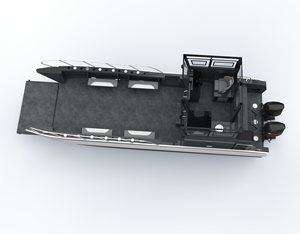 Barco de carga de aluminio de 10m, embarcación de 10m con parte inferior en V, 2022 - Product Image 4