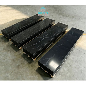 Plaques de surface solide en acrylique blanc modifié de haute qualité, plan de travail <span class=keywords><strong>Dekton</strong></span> 6X2440X760mm - Product Image 3