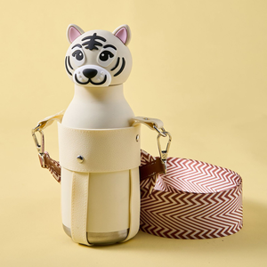 กระบอกน้ำสแตนเลส 304 ใหม่ พร้อมหัวสัตว์ แก้วน้ำเก็บอุณหภูมิ พกพาสะดวก ใช้ในรถยนต์ สำหรับนักเรียน นักกีฬา - Product Image 6