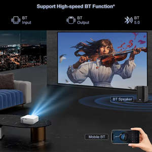 Mini <span class=keywords><strong>Proyector</strong></span> OEM V318 1080P Nativo con Enfoque Automático, <span class=keywords><strong>Proyector</strong></span> Portátil 4k Android Smart con <span class=keywords><strong>Bluetooth</strong></span> y Wifi, Económico, <span class=keywords><strong>Proyector</strong></span> de Datos - Product Image 5