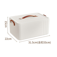 Boîte de rangement pour médicaments YAGELI en acrylique durable, double compartiment, design flexible, couleur et logo personnalisables pour une présentation moderne