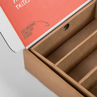 Boîtes d'expédition personnalisées recyclables pour bouteilles de bière, vodka, vin, soda, avec laminage mat, revêtement UV, papier kraft rigide, OEM