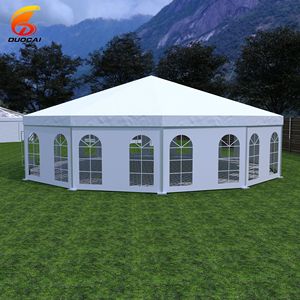 DC Lều lớn ngoài trời quảng cáo đa giác triển lãm thương mại Lều gấp 10x10 khung nhôm cao chống gió gazebo tán - Product Image 4