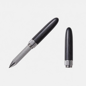 Built To Last Ultra Portable <b>Refill</b> Jacket Carbon Fiber <b>Pen</b> Sleeve Ebony Wood <b>Pen</b> Shell - Product Image 3