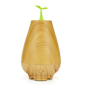 Diffuseur d'arômes en bois Yx-403, mini humidificateur alimenté par USB 5V pour usage domestique avec fonctionnement silencieux inférieur à 36Db - Product Image 1