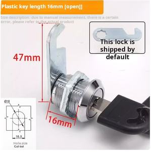 कुंजी लॉक स्विच पर एलिवेटेड लॉक स्विच सार्वभौमिक कुंजी ट्यूबलर लॉक उच्च सुरक्षित रोलिंग शटर कुंजी स्विच लॉक - Product Image 6