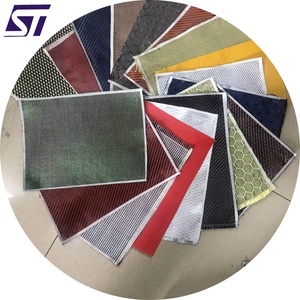 A4 paper size carbon and aramid fiber hybrid fabric 20 kinds carbon and aramid fabric sqmples