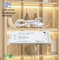 Lumière LED polyvalente 5 en 1 pour meuble sous évier, transformateur de puissance 24V avec variateur d'intensité pour armoire, cuisine