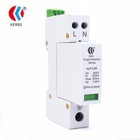 Parafoudre monophasé unipolaire 220V 230V CA 20kA 40kA avec contrôle de signal pour équipement électrique industriel