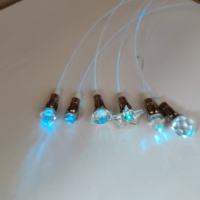 Plafonnier LED en Fiber optique de haute qualité, installation facile à installer, éclairage cristal, luminaire décoratif d'intérieur