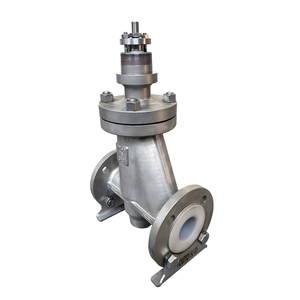 3/4-16 אינץ wcb/ss מרופד f46/pfa מפושטת שסתום בקרה עם כוח פנאומטי פלואור מלא עבור חומצות חזקות - Product Image 5