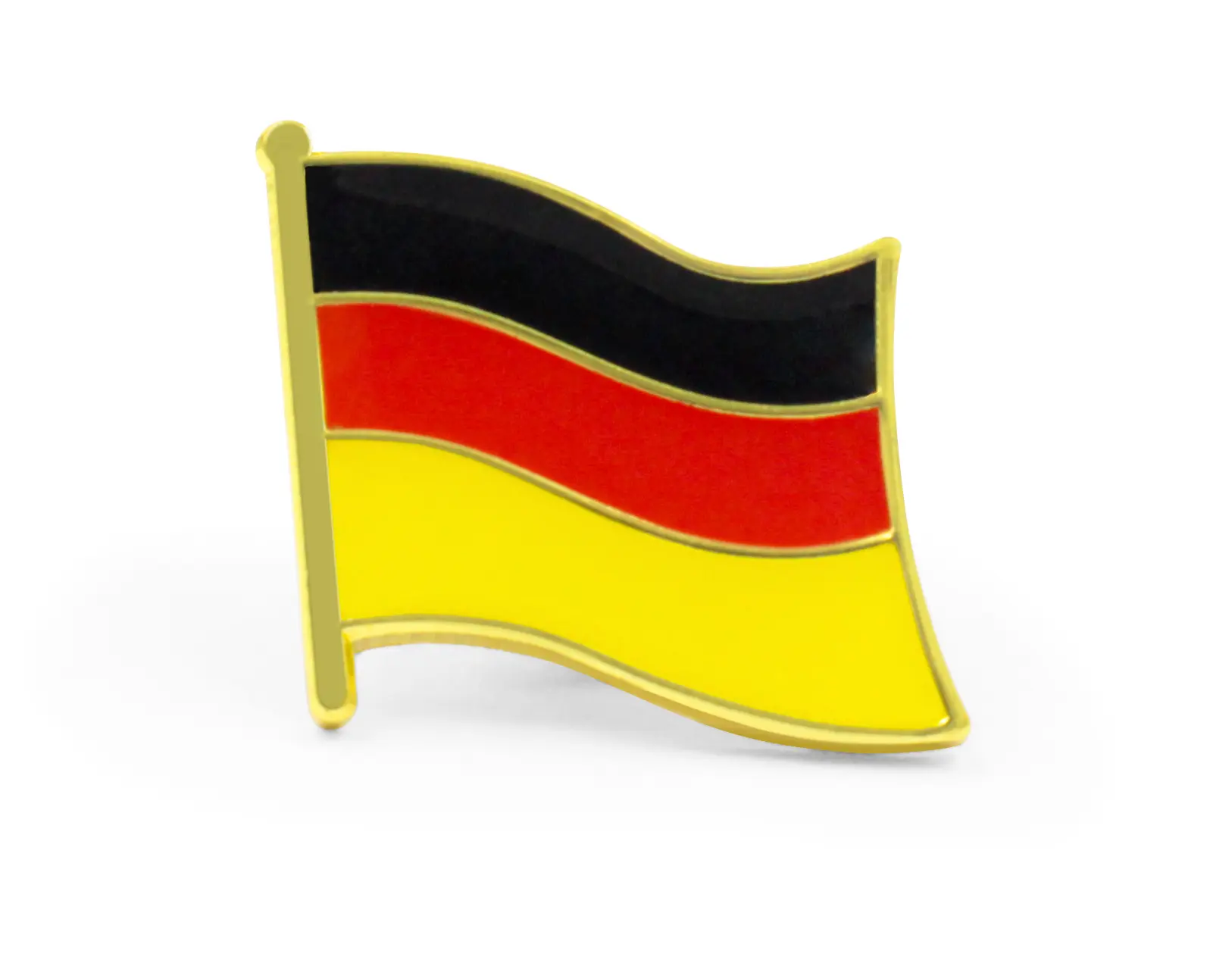 Значок-значок, оптовая продажа, металлический лацкан, Жесткий Мягкий на заказ, эмаль, флаг Германии, флаг страны, булавки с бэк-картой