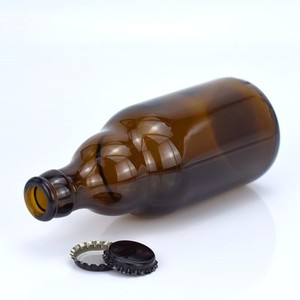 Botella de Cerveza de Vidrio Transparente Recargable de <span class=keywords><strong>33</strong></span> <span class=keywords><strong>Cl</strong></span> con Tapa Corona Verde, Negra o Ámbar, 7oz, 330 <span class=keywords><strong>ml</strong></span>, 500 <span class=keywords><strong>ml</strong></span>, 750 <span class=keywords><strong>ml</strong></span> - Product Image 5