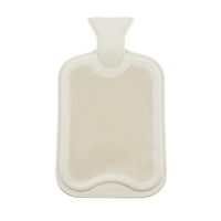 Botol Air Panas Mini dengan Penutup Boneka Sapi Lucu, Kantong Air Panas dan Dingin untuk Pinggang, Leher, dan Bahu
