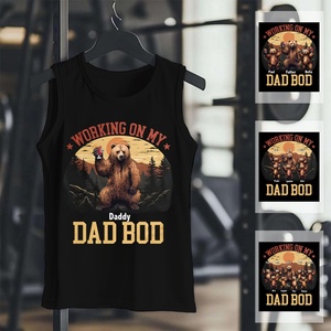 カスタム筋肉印刷熱伝達ジムプラスサイズホワイトジムコットンスポーツランニング男性女性ノースリーブタンクトップ男性用 - Product Image 4