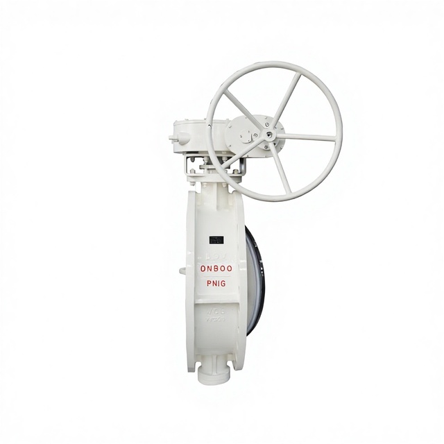 Bidirectional Metal-to-Metal Sealed Flanged Manual Water High Temperature Butterfly Valve