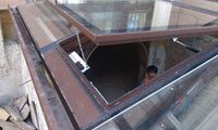 Fenêtre de toit en aluminium pour toit en pente, fenêtre de grenier avec protection contre la pluie