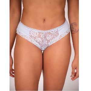 Braguitas de Bikini de Cintura Baja para Mujer, Ropa Interior de Algodón Suave sin Costuras, Transpirable, Elástica, Cómoda, con Ribete de Encaje, para Uso Diario - Product Image 2