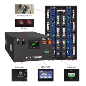 Docan JK EU chúng tôi 15KW 16S 280ah 302ah 304ah 320ah 48V LiFePO4 hộp pin 280 Bộ dụng cụ tự làm JK pb2a16s20p biến tần BMS kim loại bao vây - Product Image 3