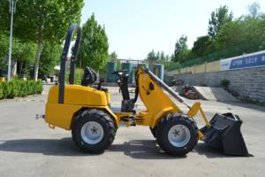 H180 Mini pale ruote 1Ton costruzione e fattoria Mini escavatore con Euro5 <span class=keywords><strong>Skid</strong></span> <span class=keywords><strong>Steer</strong></span> Loader allegati con il prezzo - Product Image 4