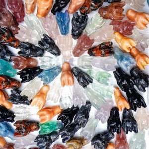 Vente en gros de sculptures de têtes de dragon en pierre de quartz améthyste naturelle sculptée, autres objets artisanaux en cristal - Product Image 2