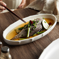 Service de table en céramique de luxe style nordique 2026 – Assiettes rondes en porcelaine écologiques à motifs pour restaurants, fêtes, maisons et hôtels