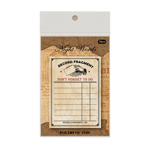 30 hojas/paquete Time Poetry Series American Retro Hand Account Conveniencia Pegatinas Material Decoración Collage - Product Image 1