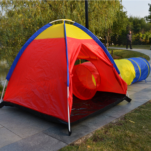 Maison de jeu <span class=keywords><strong>Pop</strong></span>-<span class=keywords><strong>Up</strong></span> intérieure 2 en 1, <span class=keywords><strong>Tunnel</strong></span> de ramper pliable pour enfants, tente, château, maison, jouet, personnalisé - Product Image 5