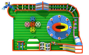 Lilytoys gonflable <span class=keywords><strong>fleur</strong></span> balle prairie aire de jeux escalade château gonflable maison de rebond château gonflable pour les enfants - Product Image 4