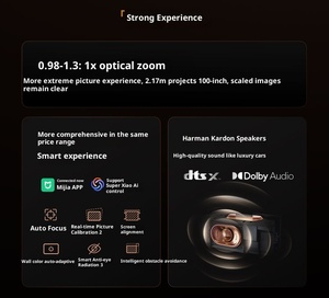 โปรเจคเตอร์พกพา Yinzam Z9X 4K น้ำหนักเบา 1.5 กก. บางเพียง 7.8 ซม. ซูมออปติคอล 1.33 เท่า รองรับ WiFi6 โปรเจคเตอร์สมาร์ทโฮมเพื่อความบันเทิง Z9X 4K 130 - Product Image 3
