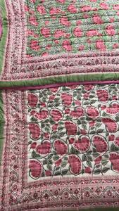 Premium Luxury Best Handmade Premium Design Best Hot Sale Quality Cotton <b>Quilted</b> <b>Bedspread</b> Set Lightweight Embroidery Printed - Product Image 5