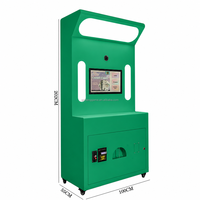 Photomaton instantané vert portable avec imprimante, appareil photo reflex numérique Bluetooth pour fêtes, mariages, kiosque en libre-service, centre commercial