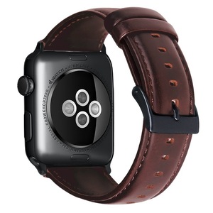 Correa de cuero para <span class=keywords><strong>Apple</strong></span> Ultra 2 49mm 10 9 <span class=keywords><strong>7</strong></span> 8 3 4 5 6 SE 44mm 40mm Correa 38 42mm Serie Hombres Banda de alta calidad 45mm 41mm - Product Image 4